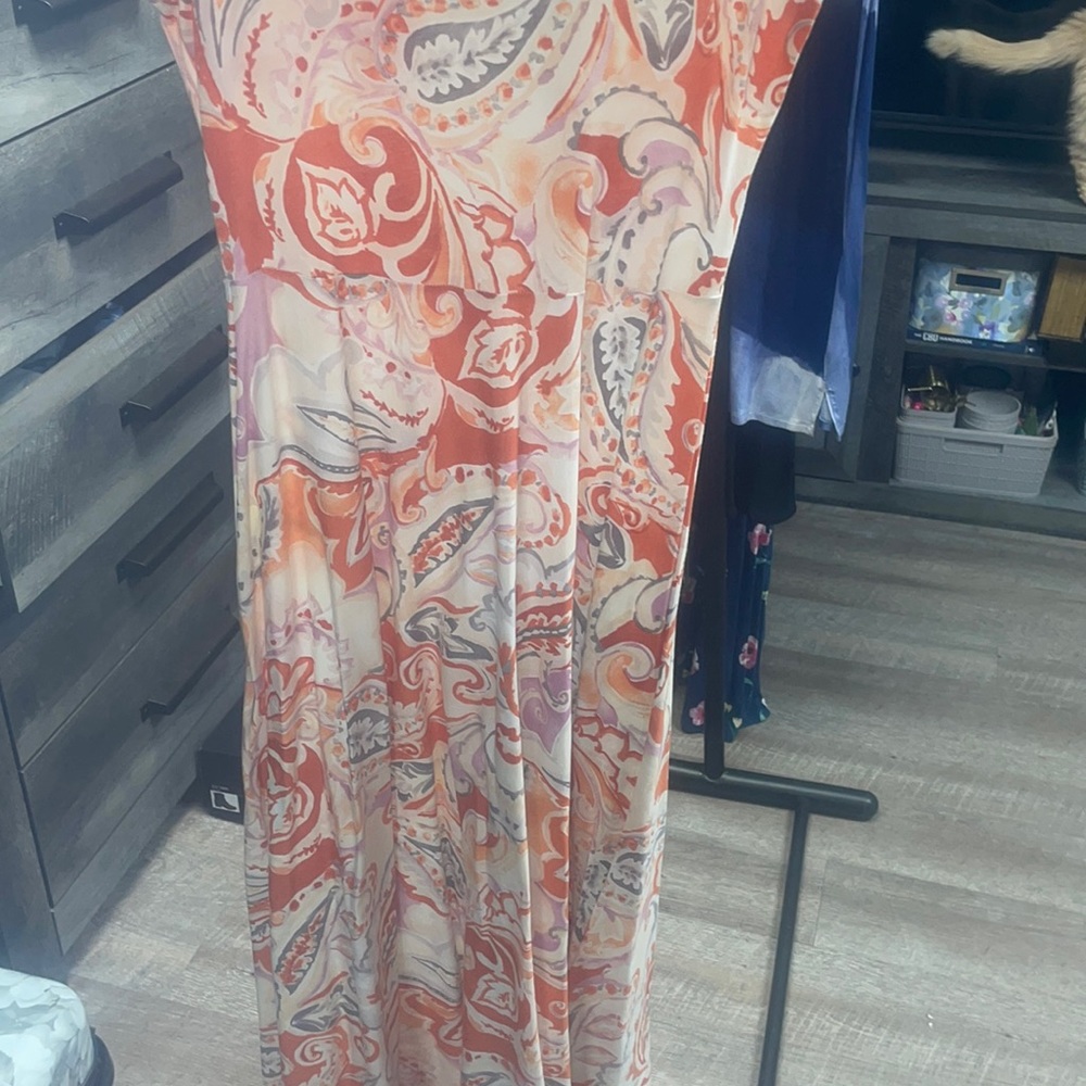 Chaps xsmall, 100% cotton, short sleeve dress